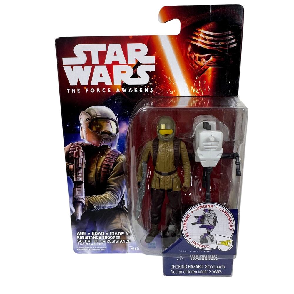 5 for $25| Hasbro Star Wars The Force Awakens Resistance Trooper Figure